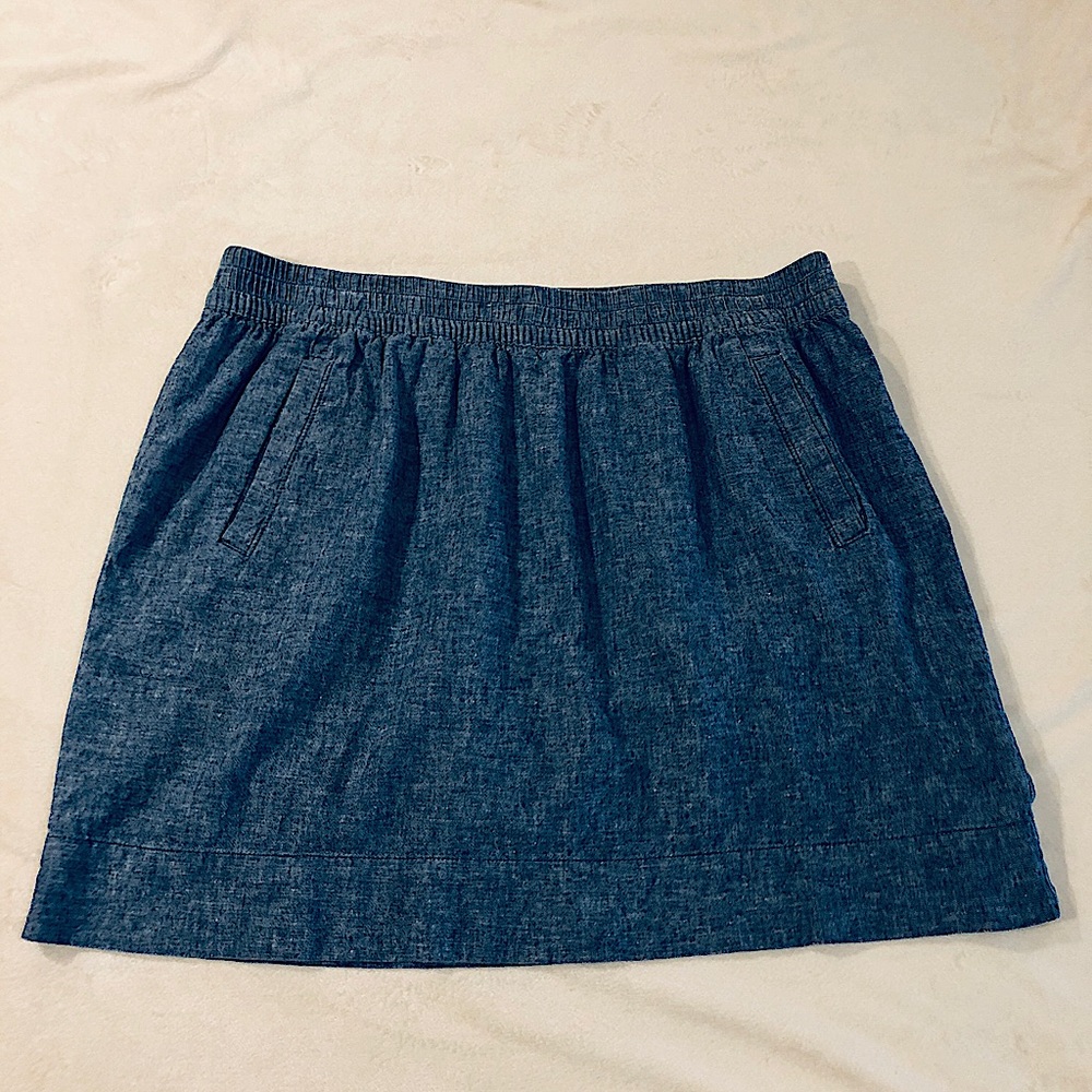 Loft Outlet Chambray Skirt